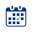 定期保安検査・メーター交換の日時変更の手続きアイコン